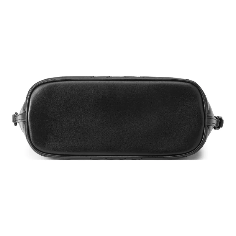 GUCCI GG Marmont Leather Handbag, Shoulder Bag Women's Black-5
