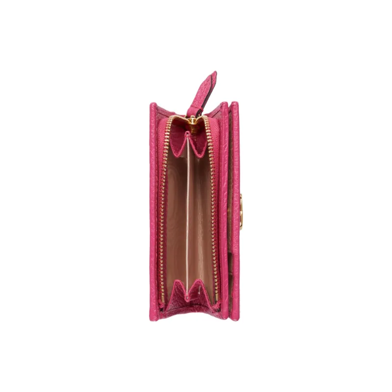 GUCCI GG Marmont Leather Wallet Regular Women's Fuchsia-5