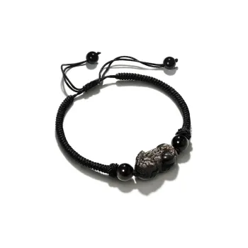 HOLLY RYAN Obsidian New Chinese Style Auspicious Animal Bracelet Unisex