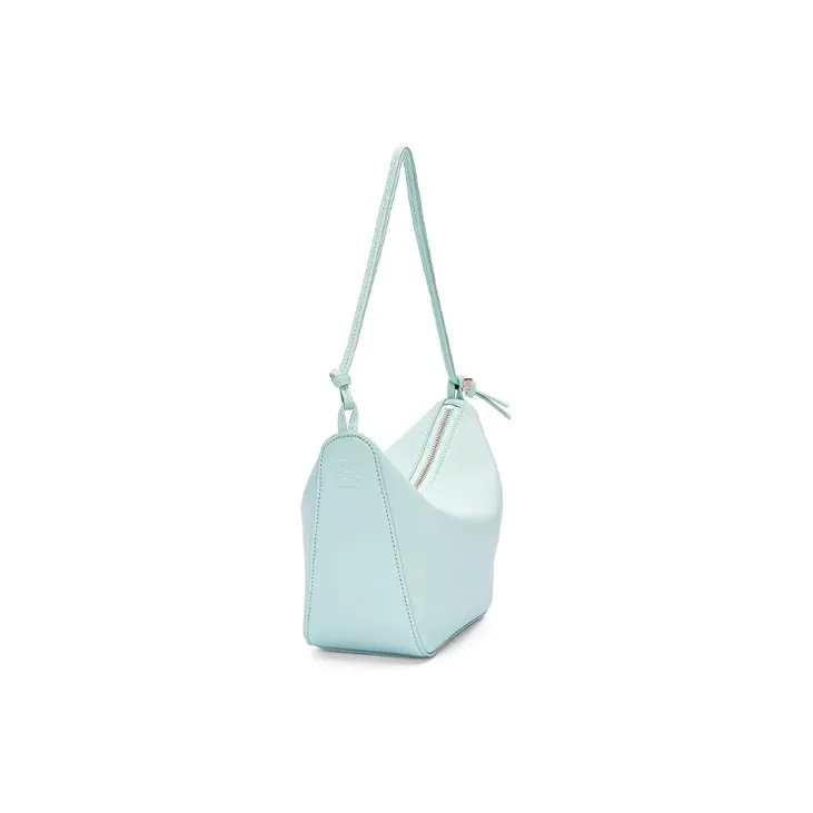 LOEWE Hammock Hobo Cow Leather Hobo Bag, Portable Crossbody Bag, Shoulder Bag Women's Iceberg Blue-2