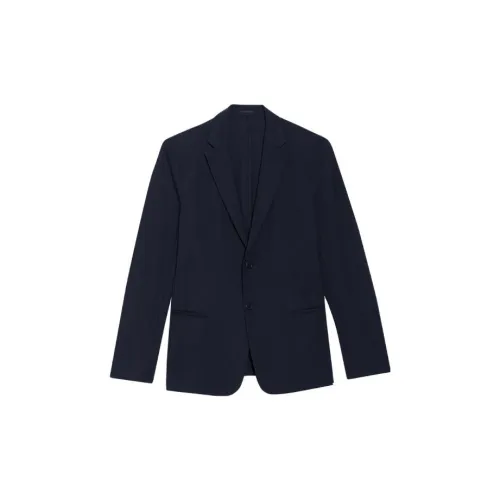 THEORY Business Suits Men Navy Blue