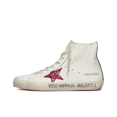 Golden Goose Francy White Red Women's