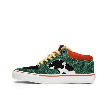 GOLUCK Low Top Skateboard Shoes Unisex Black Pine Green