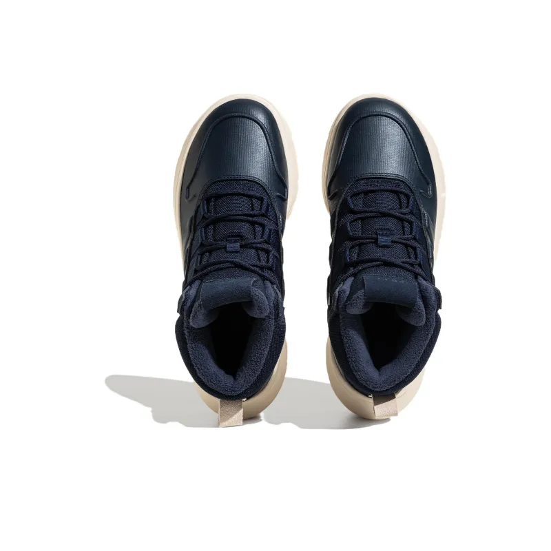 Adidas Neo FUSION STORM Cushioning Wear Resistant Mid Top Casual Shoes Unisex Navy Blue-4