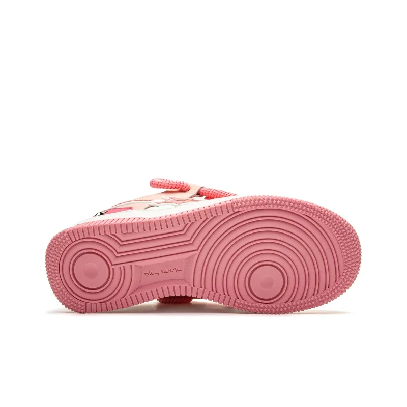 Youthloser Low Top Skateboard Shoes Unisex Pink-4