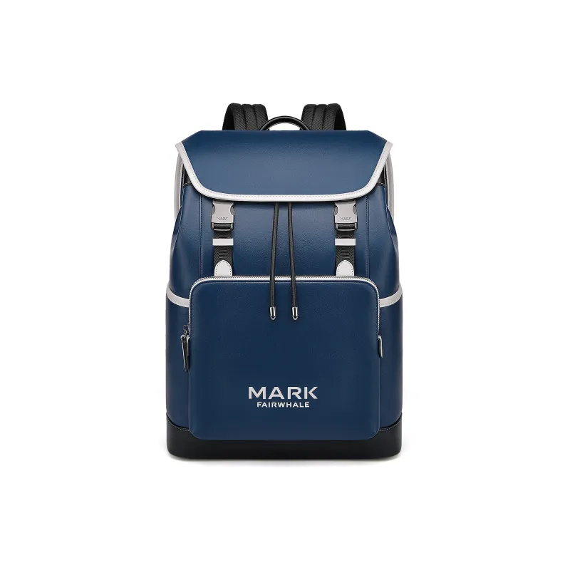 FAIRWHALE PVC Backpack Regular Unisex Gray White/Advanced Orange/Advanced Blue/Black-12