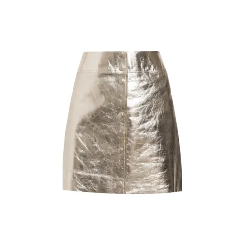 Yves Salomon Casual Short Skirts Women's Gold