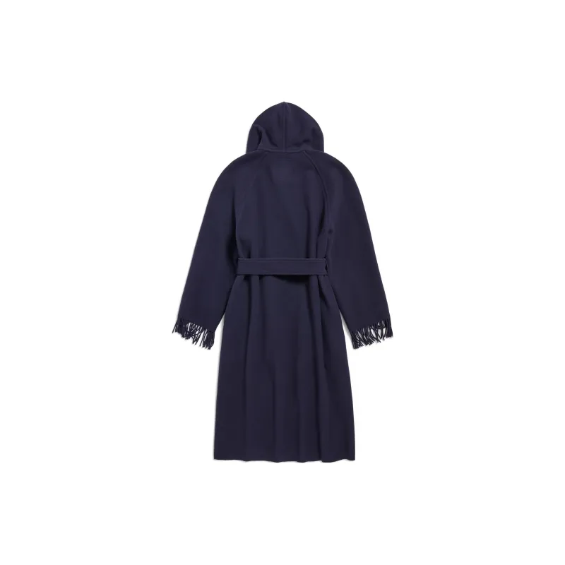 Balenciaga Belted Fringed Coat-1