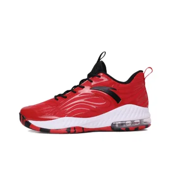 Anta Basketball Collection Cushioning Anti-Slip And Wear-Resistant Mid-Top Vintage Basketball Shoes Men's Red