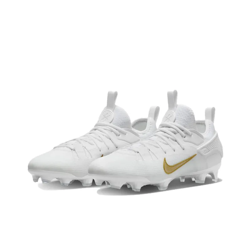 Nike Huarache 9 Elite Low LAX 'White Metallic Vivid Gold'-2