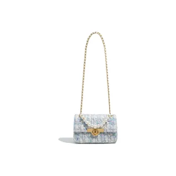 Miss Kung Fabric Chain Bag Shoulder Bag Crossbody Bag Regular Women's Blue