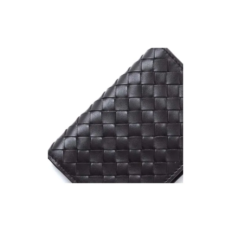 Bottega Veneta Cow Leather Wallet Men's Black-5