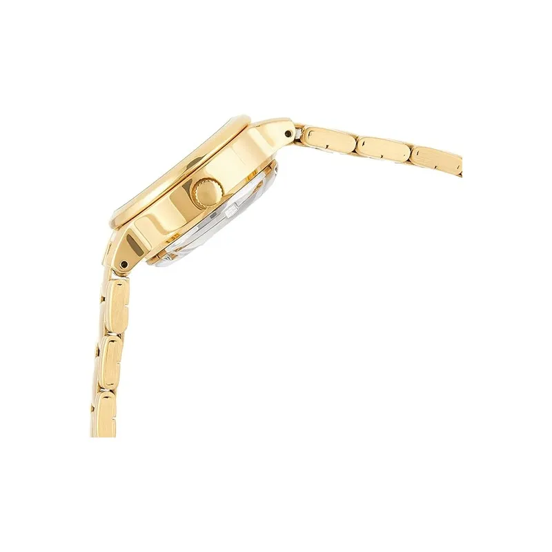SEIKO Automatic Mechanical Movement Stainless Steel Strap Watch 25*11mm Women's Watch Gold Dial SYME58-2