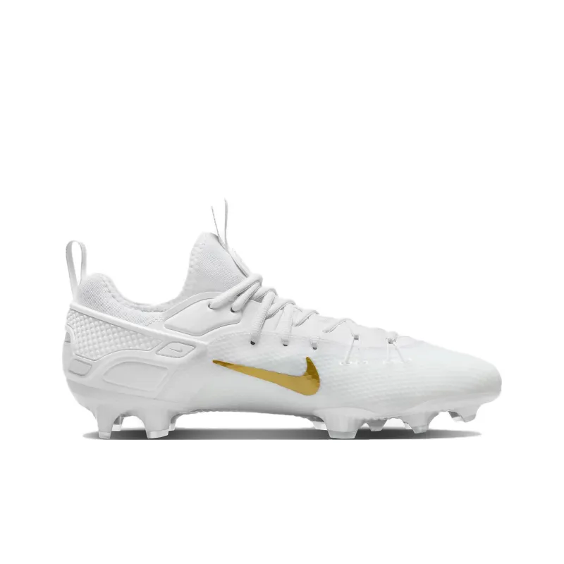 Nike Huarache 9 Elite Low LAX 'White Metallic Vivid Gold'-1