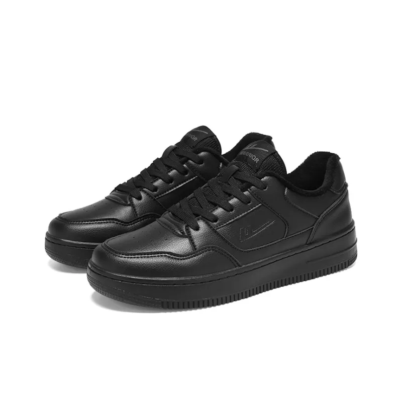 Warrior Air Force 1 Low Top Skateboard Shoes Unisex Black-2