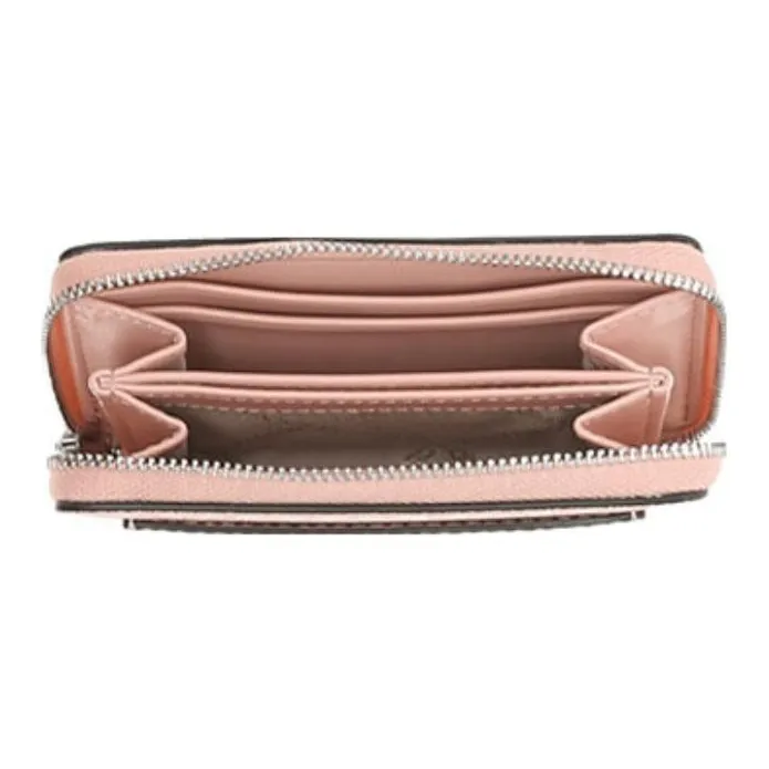 MICHAEL KORS Coated Canvas Wallet Trumpets Women's Light Pink-4