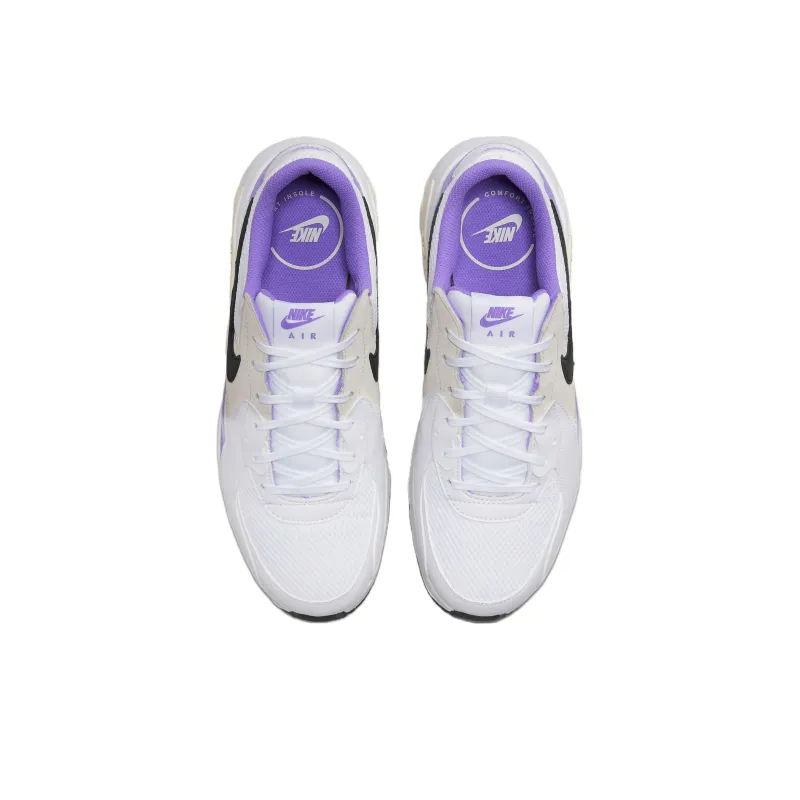 Nike Air Max Excee Shoes 'White Action Grape Black'-3