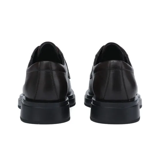 U7 Dress Shoes Men Low Top Black-8