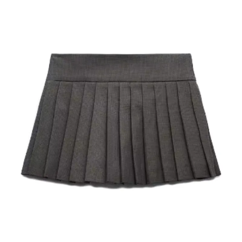 ZARA Casual Short Skirts Women's Brown-1