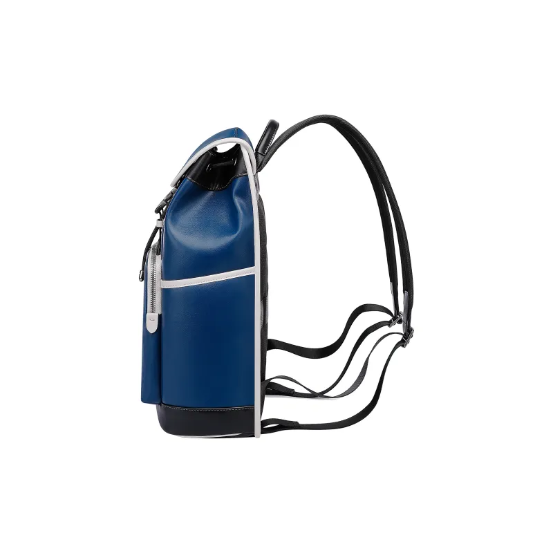 FAIRWHALE PVC Backpack Regular Unisex Gray White/Advanced Orange/Advanced Blue/Black-14