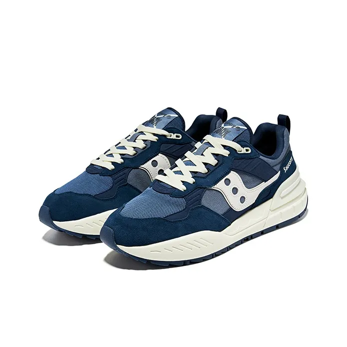 Saucony Shadow 5000 Low Top Running Shoes Unisex Dark Blue-2