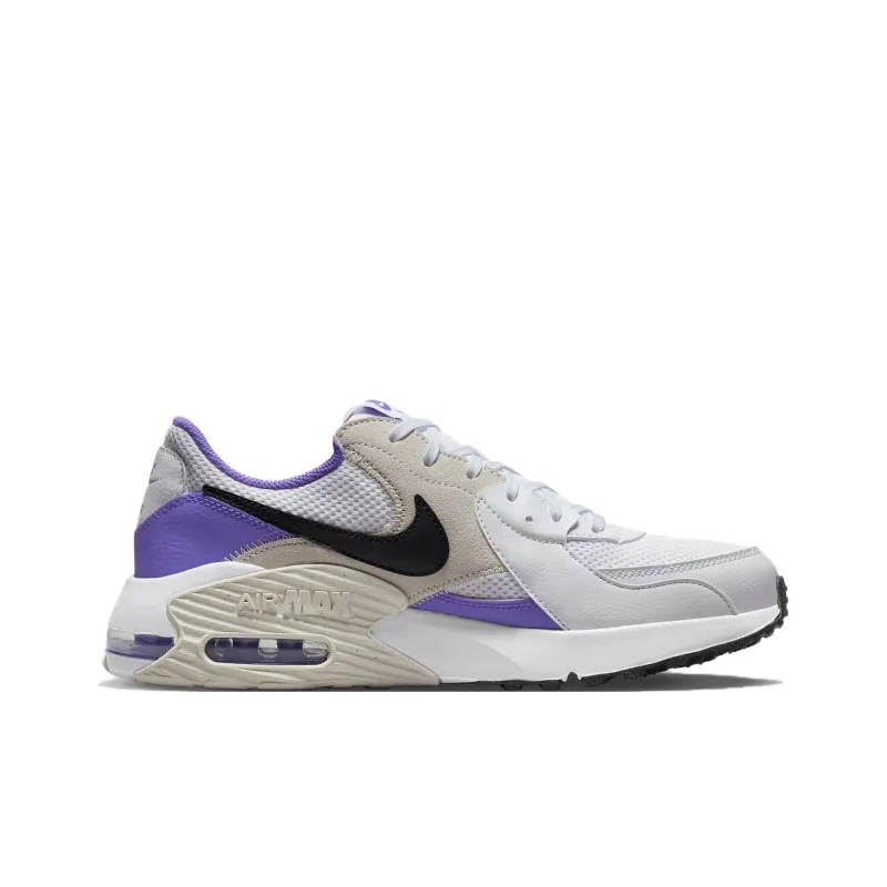 Nike Air Max Excee Shoes 'White Action Grape Black'-1