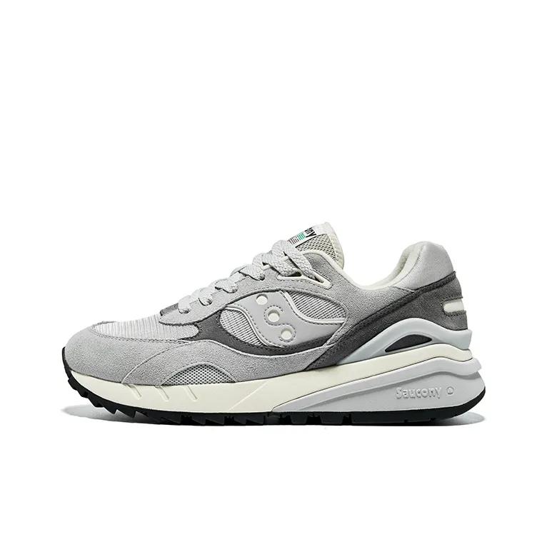 Saucony Shadow 6000 Low Top Casual Training City Commute Running Shoes Unisex Gray-0