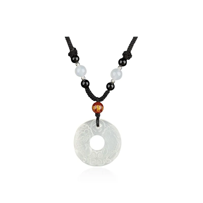 HOLLY RYAN Obsidian Jade Necklaces Unisex Obsidian-0