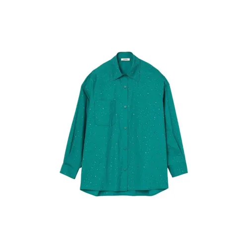 Sandro Shirts Women's 810/Emerald Green