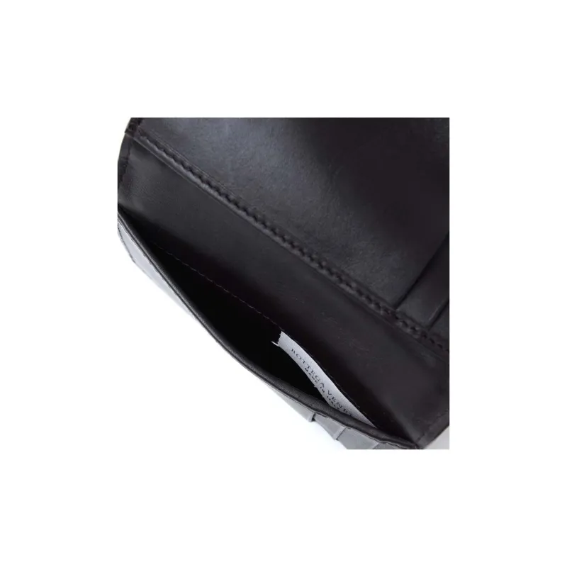 Bottega Veneta Cow Leather Wallet Men's Black-4