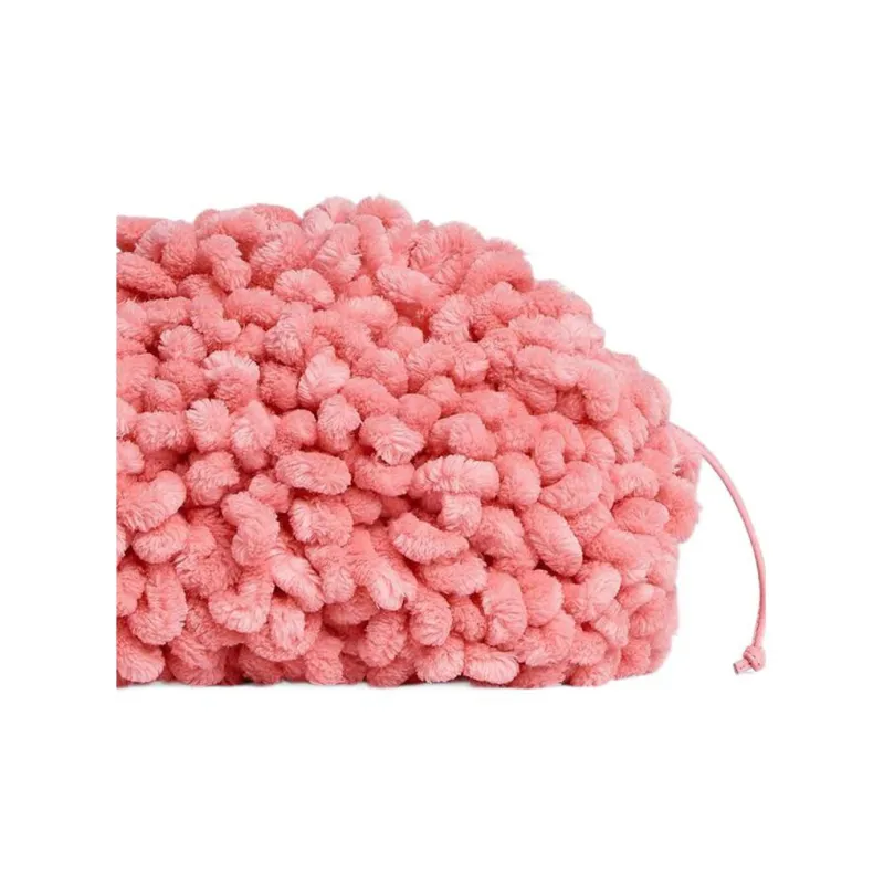 Bottega Veneta The Mini Pouch Mini Mop Effect Marshmallow/Popsicle-4
