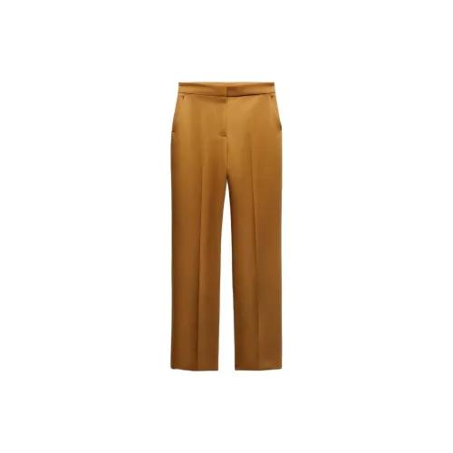 ZARA Suit Trousers Women's Tan