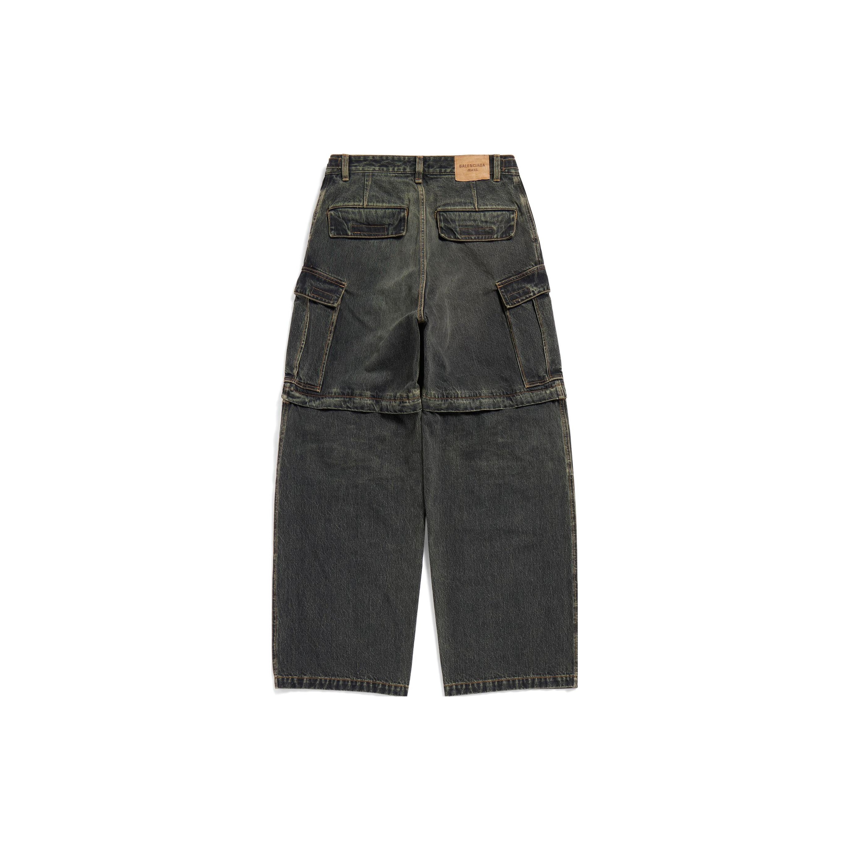 BALENCIAGA | Black Men's Denim Pants | YOOX