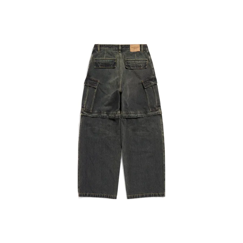 Balenciaga SS24 Jeans Loose Fit Style Unisex Black-1