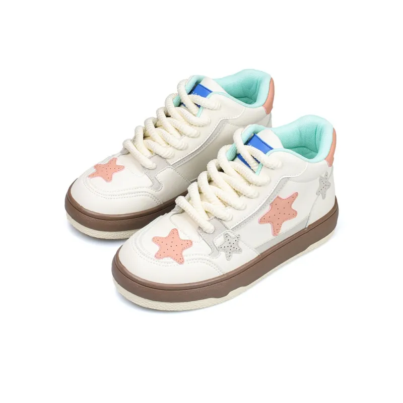 B10CROWN Slip-Resistant Cushioning High-Top Skateboard Shoes Women's-1