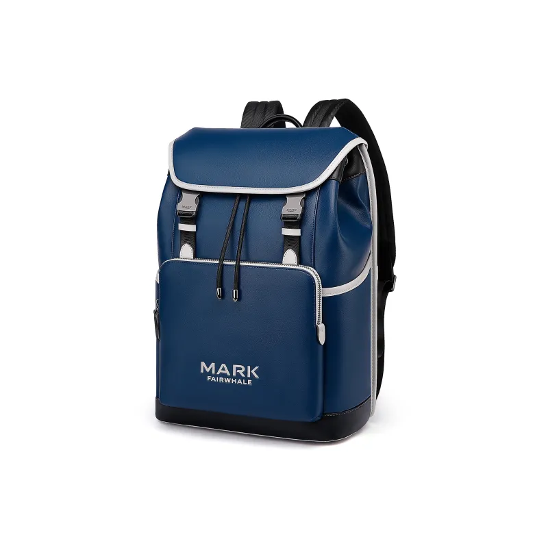 FAIRWHALE PVC Backpack Regular Unisex Gray White/Advanced Orange/Advanced Blue/Black-13