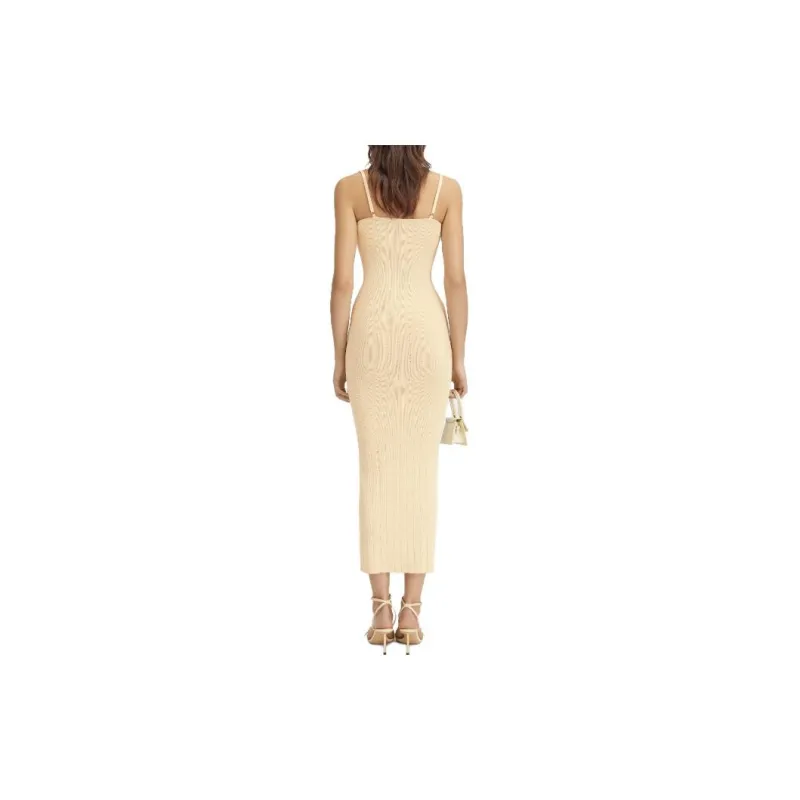 Jacquemus Knitted Lingerie Dress-2