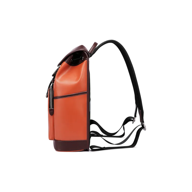 FAIRWHALE PVC Backpack Regular Unisex Gray White/Advanced Orange/Advanced Blue/Black-8