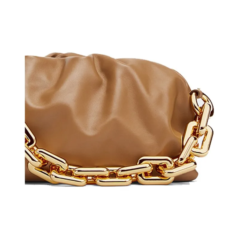 Bottega Veneta Chain Pouch Teak-4