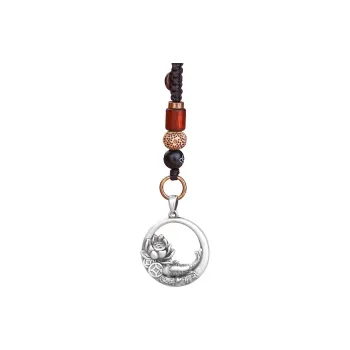 Nine Music Sterling Silver Cell Phone Pendants Unisex