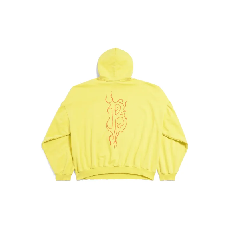 Balenciaga Logo Printed Oversize Hoodie-1