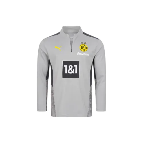 PUMA Borussia Dortmund Soccer Jerseys Men Gray