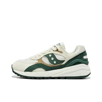 Saucony Shadow 6000 Support Low Top Casual Running Shoes Unisex Beige Green