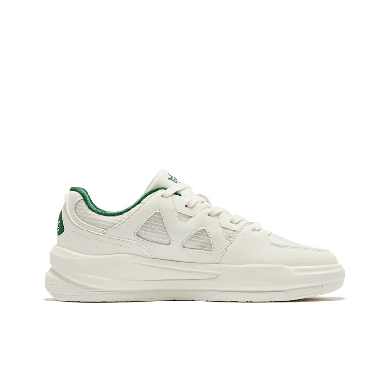 Erke White Peach Oolong 2.0 Lite Anti Slip Wear Resistant Low Top Skateboard Shoes Men's White Green-1