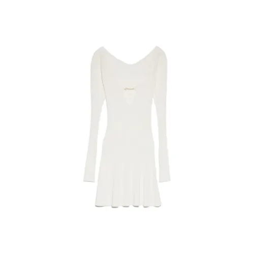 Jacquemus La Mini Robe Pralu Dress Off White