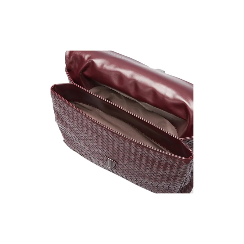 Bottega Veneta Cow Leather Handbag Regular Women's Red-4