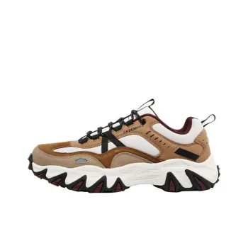 Skechers Sport Casual Cushioning Anti Slip And Wear Resistant Support Low Top Chunky Sneakers Men's Chestnut