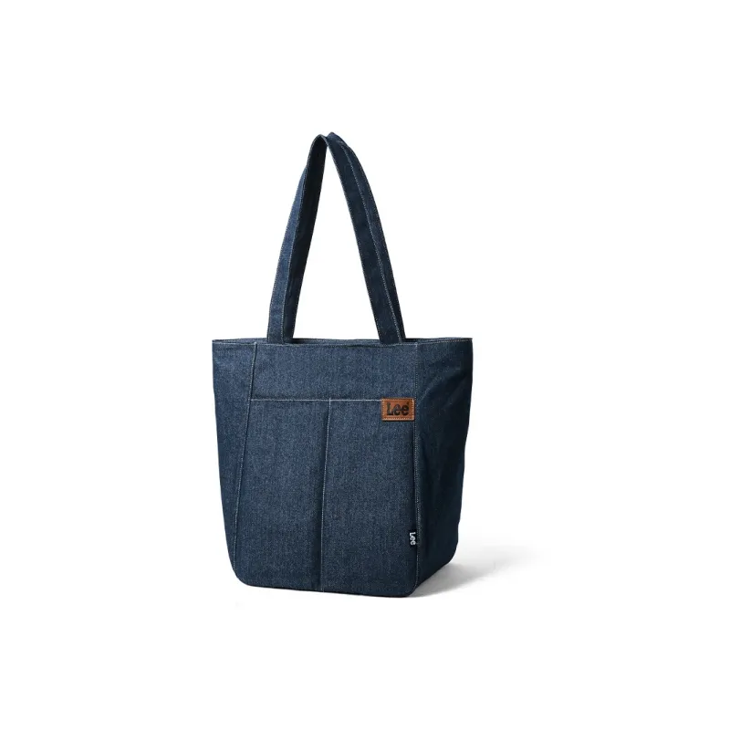 Lee Denim Commute Tote Shoulder Bag Unisex Black/Denim Blue/Khaki-1