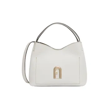 Furla Grain Calfskin Portable Crossbody Bag, Shoulder Bag Small Size Women's Cotton Candy