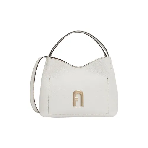Furla Grain Calfskin Portable Crossbody Bag, Shoulder Bag Small Size Women's Cotton Candy